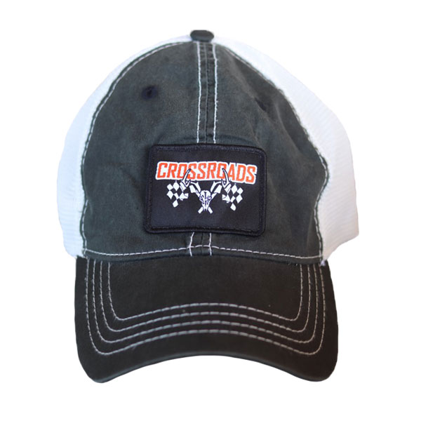 Crossroads Hat | Black/White – Jeb Burton Racing